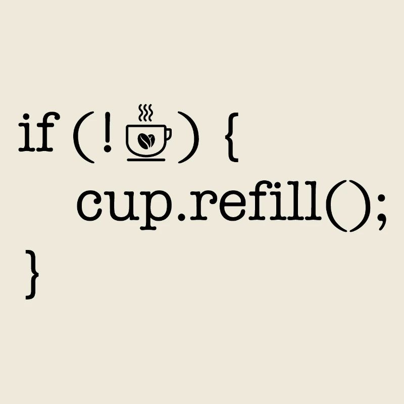 Programmeur de code café amateur de café humour