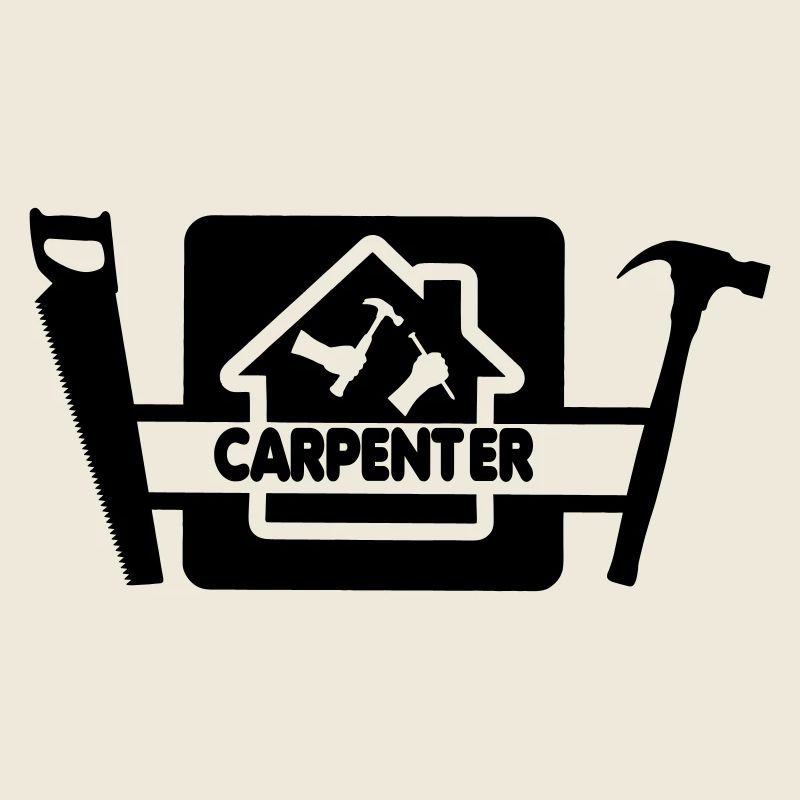 Logo with text carpenter