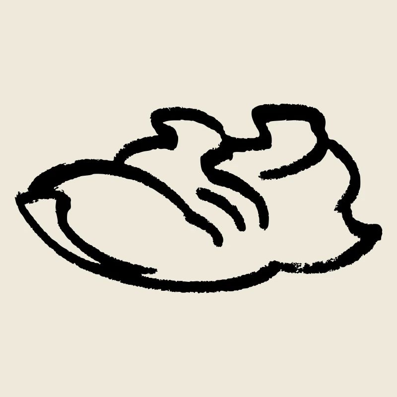 Contour de la chaussure de course