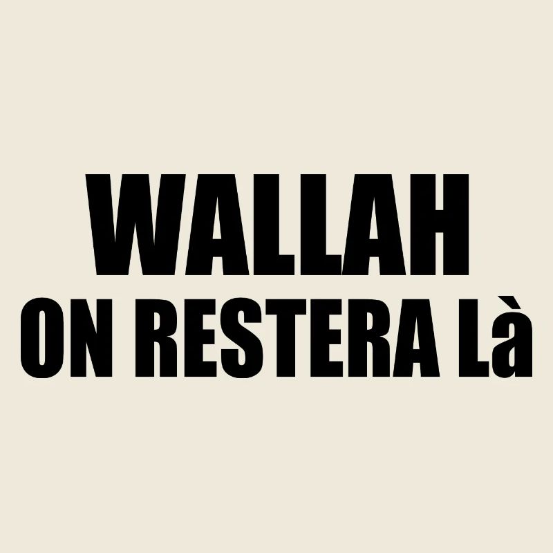 Wallah wird es dabei belassen