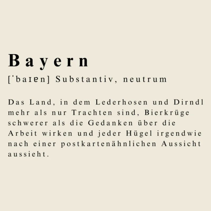 Bavière Définition