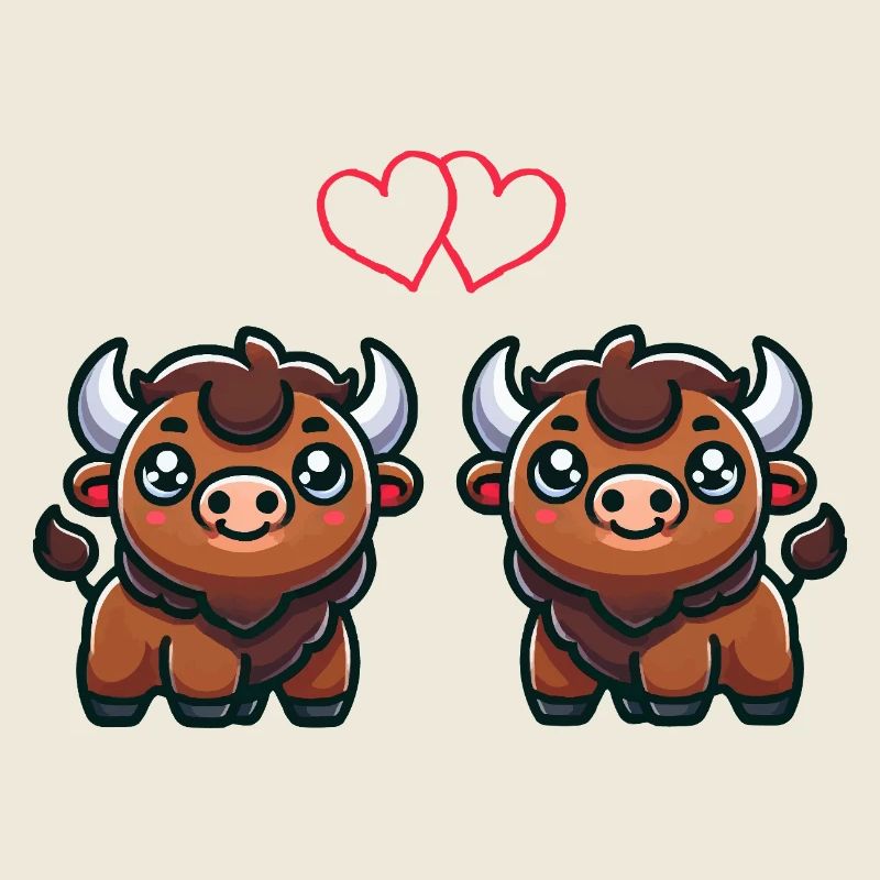 bison comic love