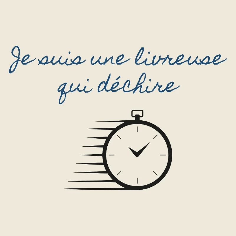 Ich bin ein rockiges Liefermädchen