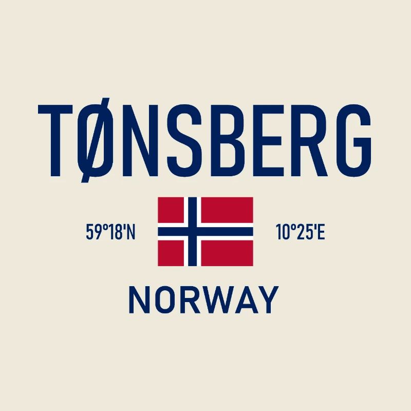 Tønsberg - Norway - Coordinates - Flag