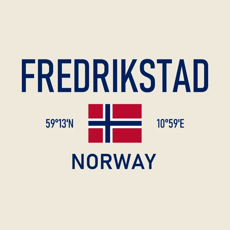 Fredrikstad - Norway - Coordinates - Flag