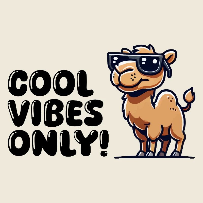 kamel comic sonnenbrille cool