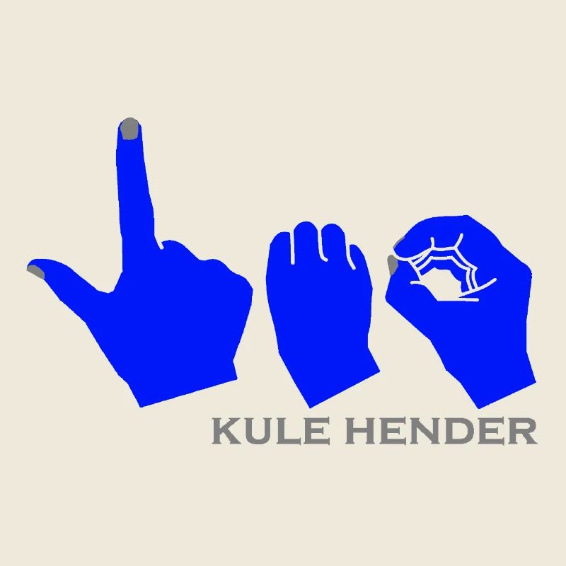 Löwe mit blauer Farbe