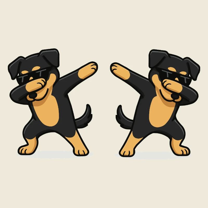 hund comic dabbing 2
