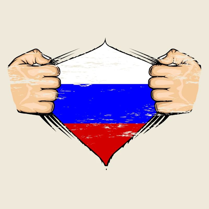 Conception du drapeau de la Russie utilisée