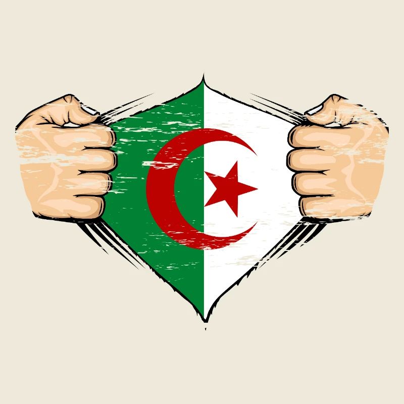 Algeria flag design used
