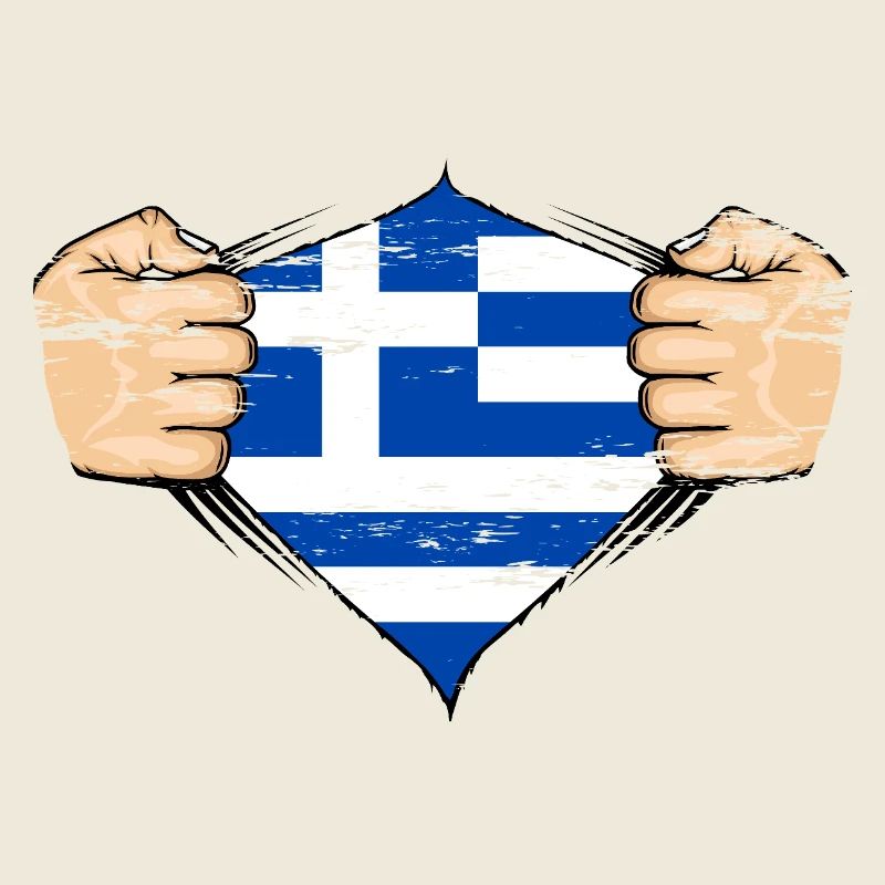 Greece flag design used