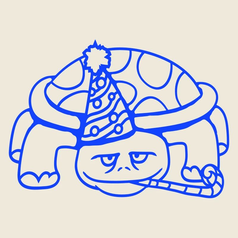 Turtle Birthday Party Hat Years Old