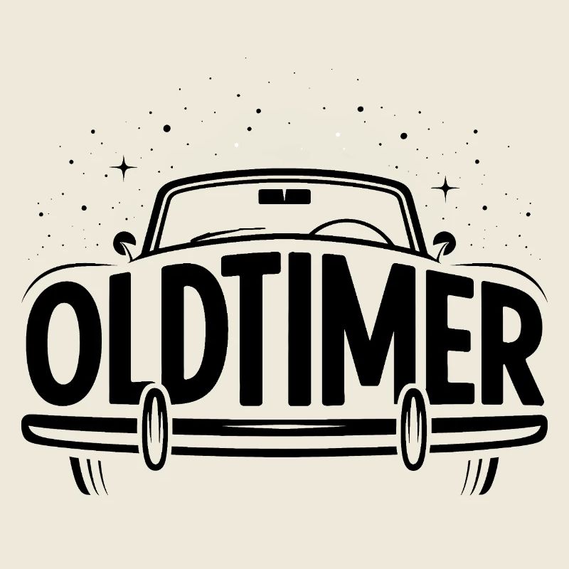 Oldtimer - Cool Car Logo