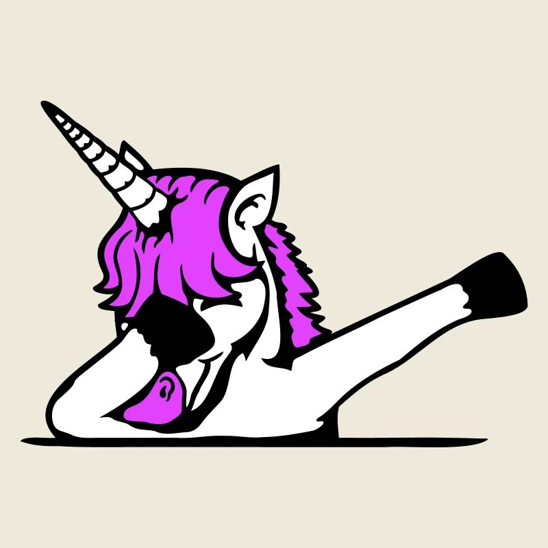 Unicorn Dabbing Dab Dance Party Pose Gesture Funny