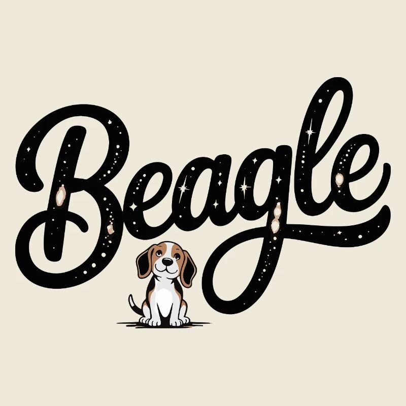Beagle - Logo d’animal de compagnie cool