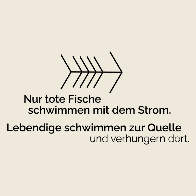 Mit dem Strom