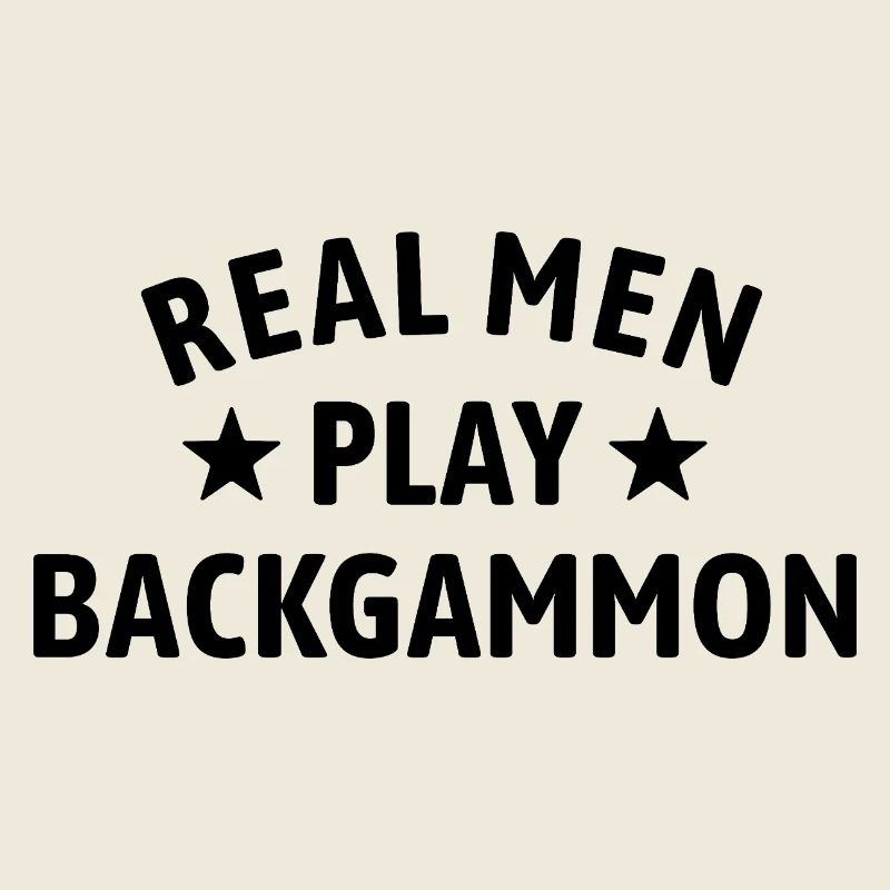 Les vrais hommes jouent au backgammon | Jeu de société