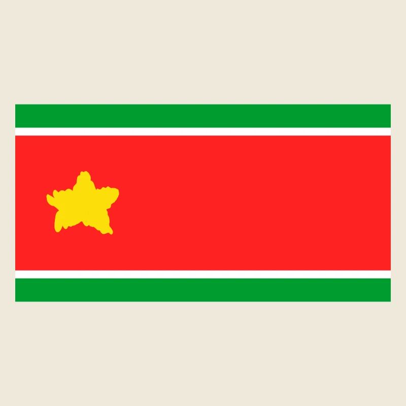 Drapeau de la Guadeloupe dans une étoile déchirée