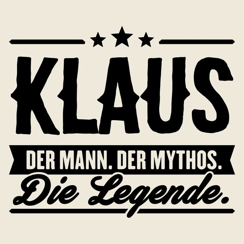 Mann Mythos Legende Klaus