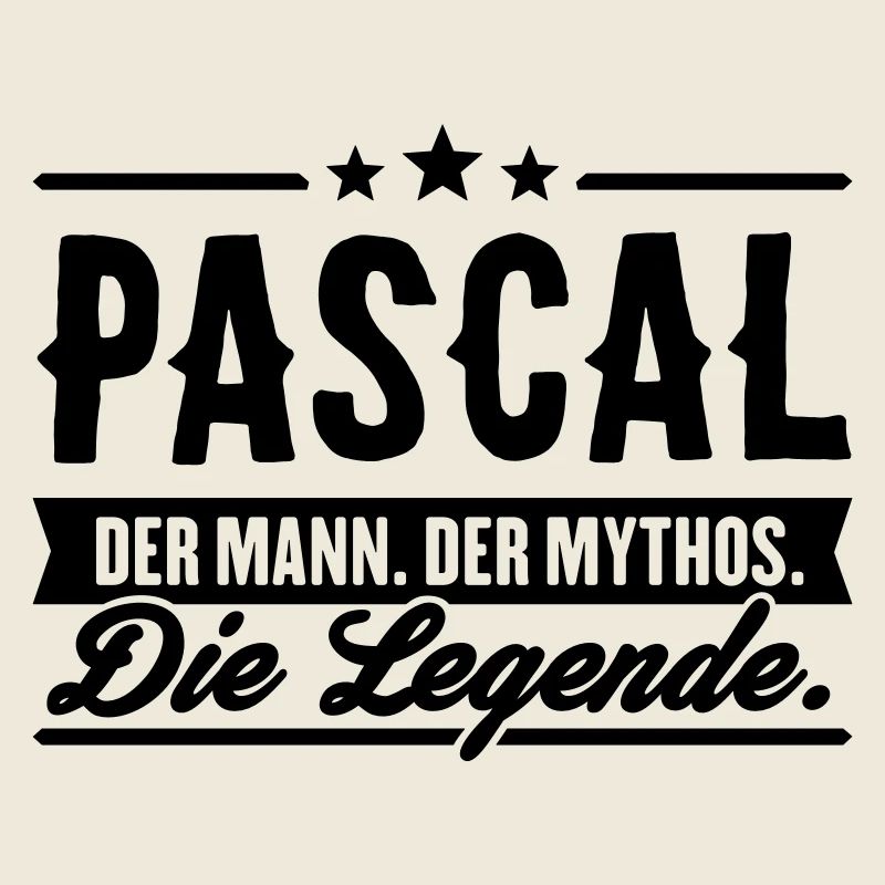 Mann Mythos Legende Pascal