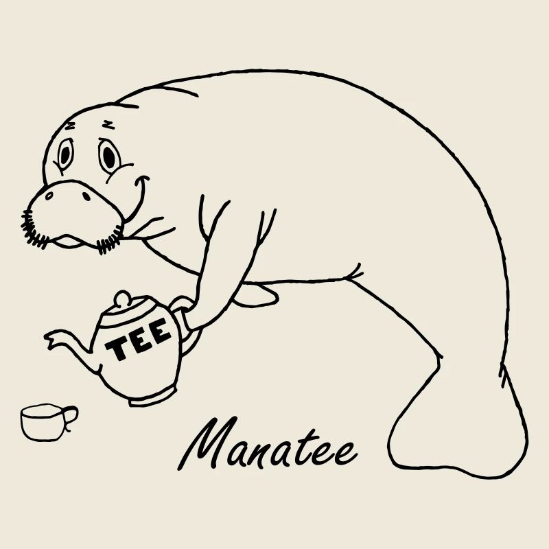 Manatee mag Tee