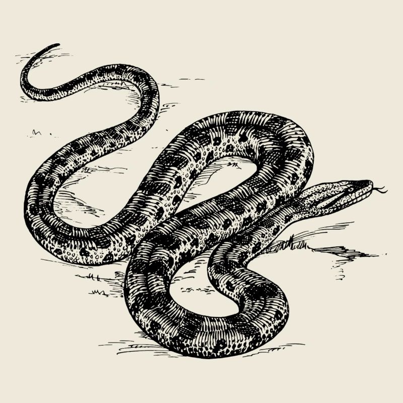 Serpent gris