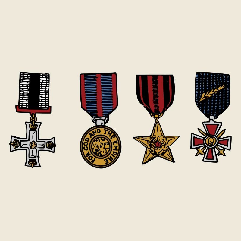 Orden Medaillen Eisernes Kreuz Abzeichen Lametta