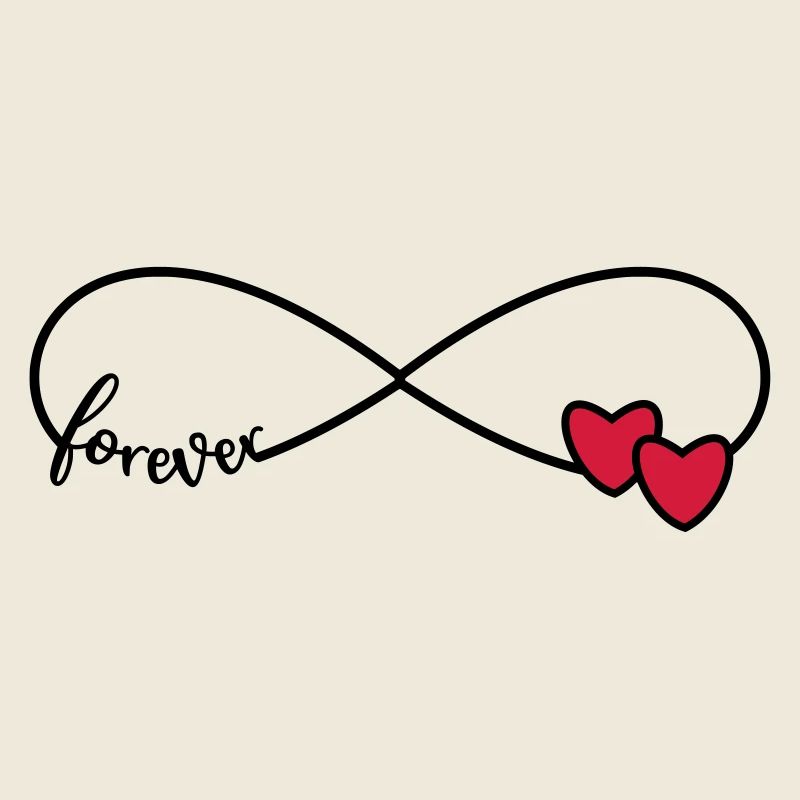 Simbolo di infinito Simbolo di amicizia Amore