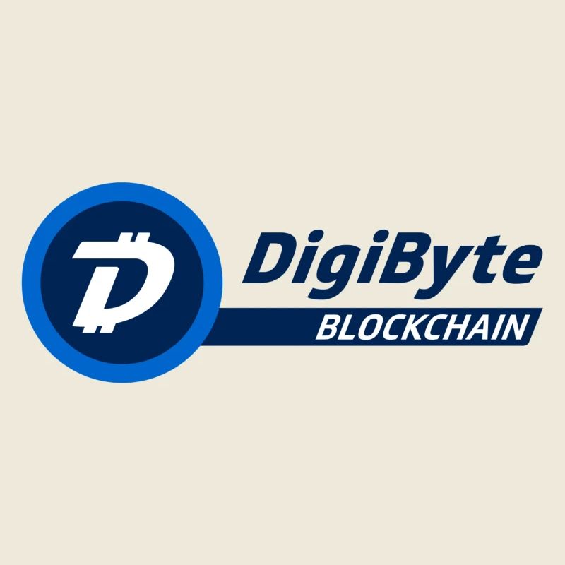 Logo DigiByte avec texte (DGB)