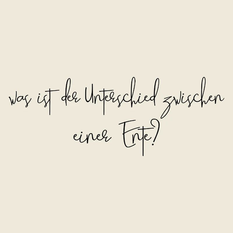 difference between a duck