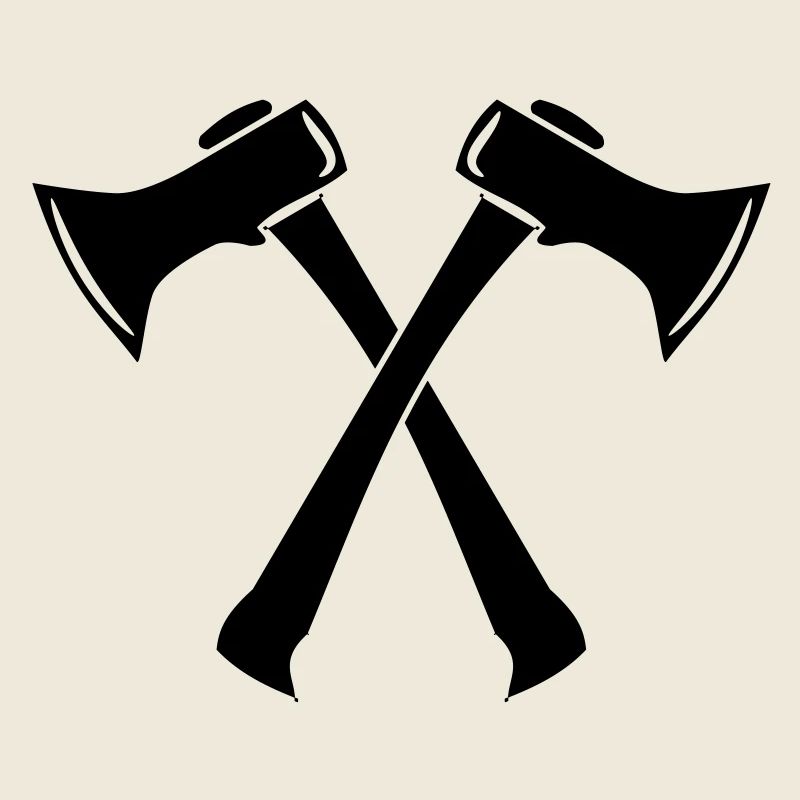 Axe axes lumberjack forest fire 1c