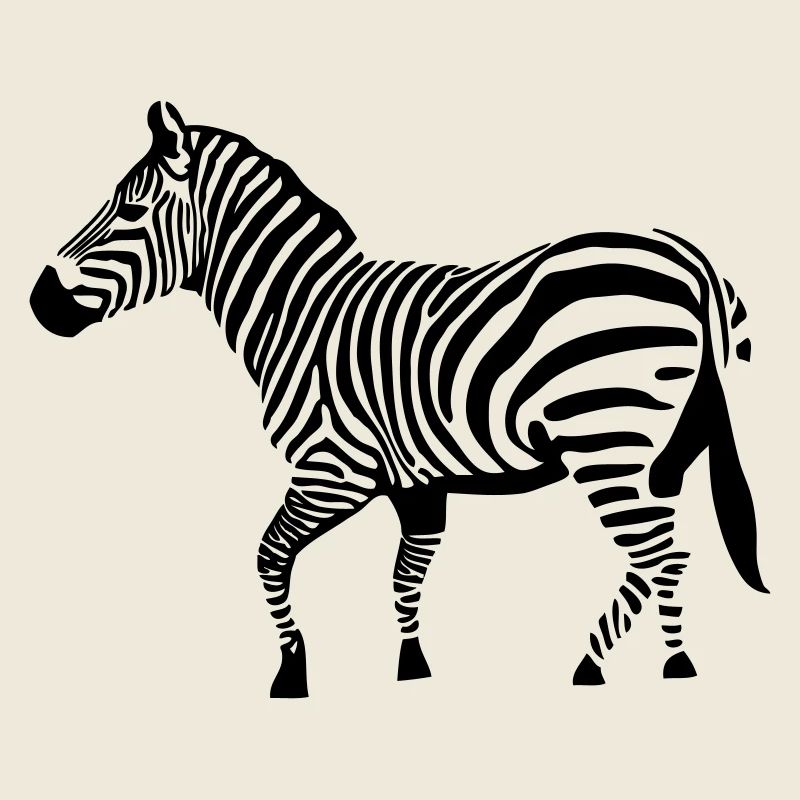 drawing zebra vector savannah