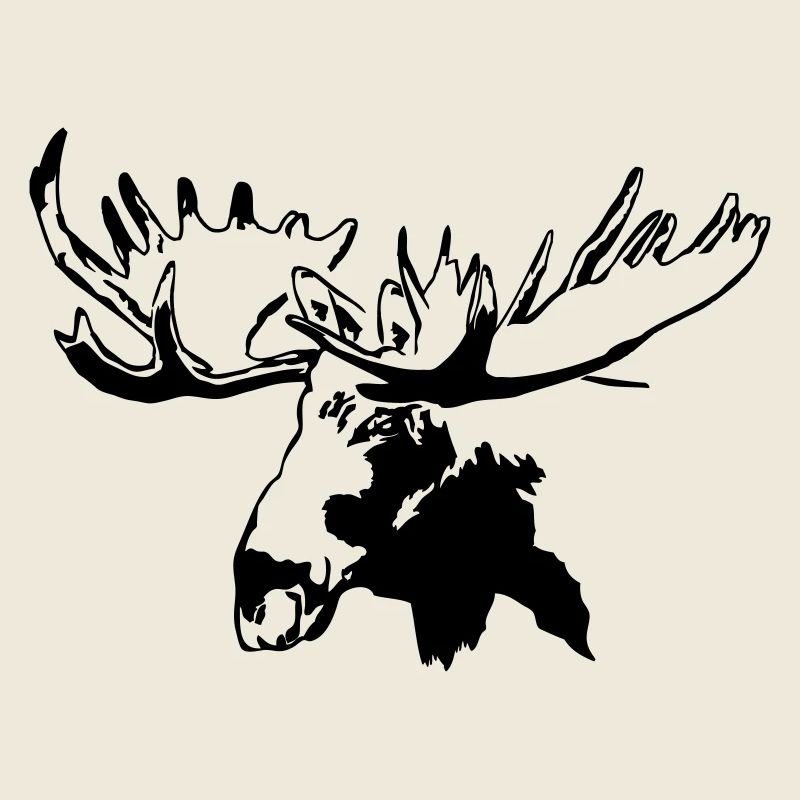 élan - moose - elk - hunting - hunter