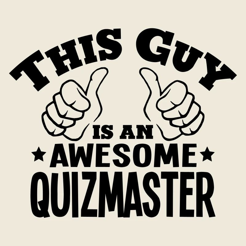 this guy is an awesome quizmaster