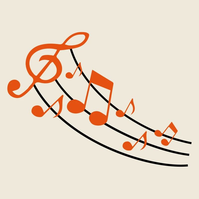 music notes design