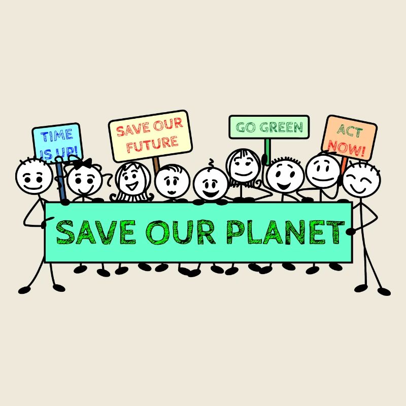 Protest logo climate change