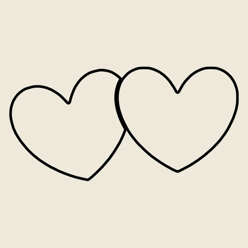 Schwarzes Herz Geschenk