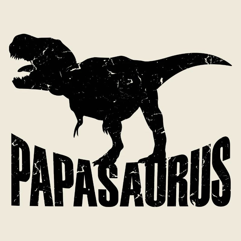 Papasaurus Cool & Funny Father's Day Gift For Dad