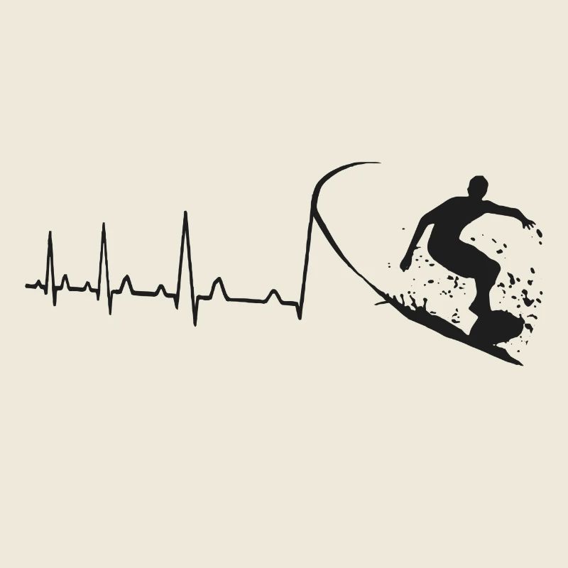 Planche de surf Surfer Surf Heartbeat
