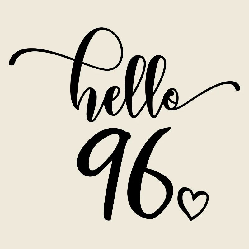 Hello 96 - Mignon cadeau de 96e anniversaire, 96 ans