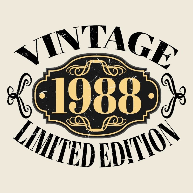Millésime 1988 - 34 ans, cadeau de 34e anniversaire