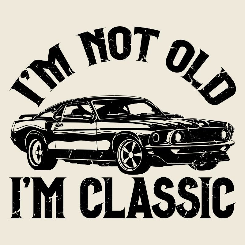 Ich bin nicht alt Ich bin Classic Oldtimer Geburtstagsgeschenk