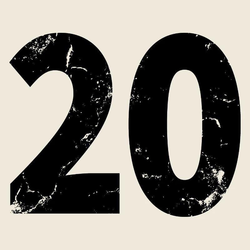 Cool Number 20 - 20 ans 20th Birthday Gift