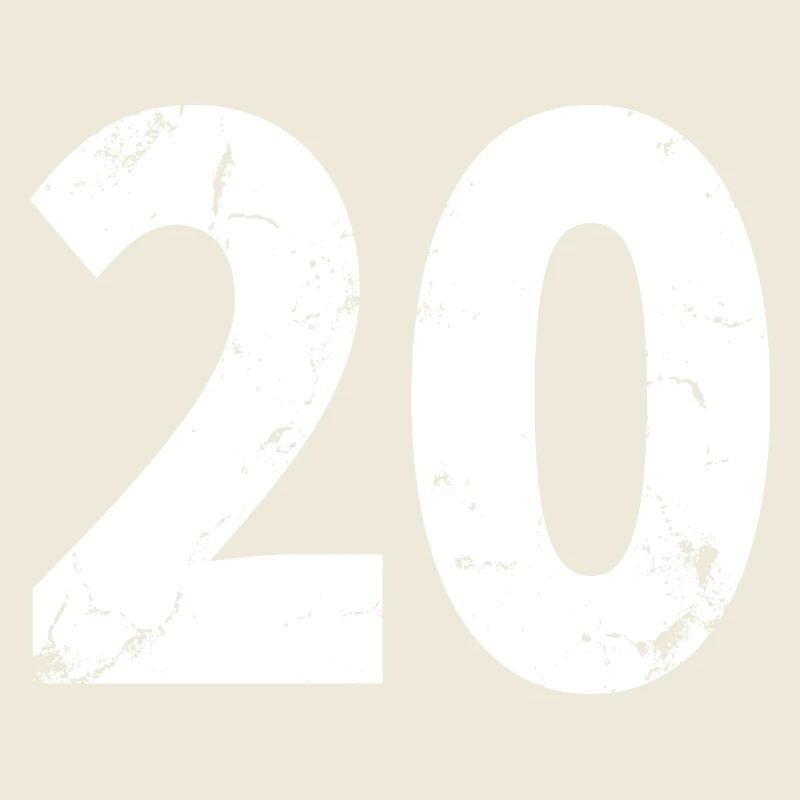 Cool Number 20 - 20 ans 20th Birthday Gift