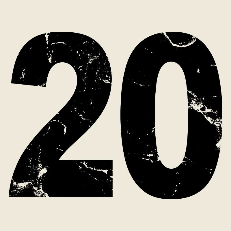 Cool Number 20 - 20 ans 20th Birthday Gift