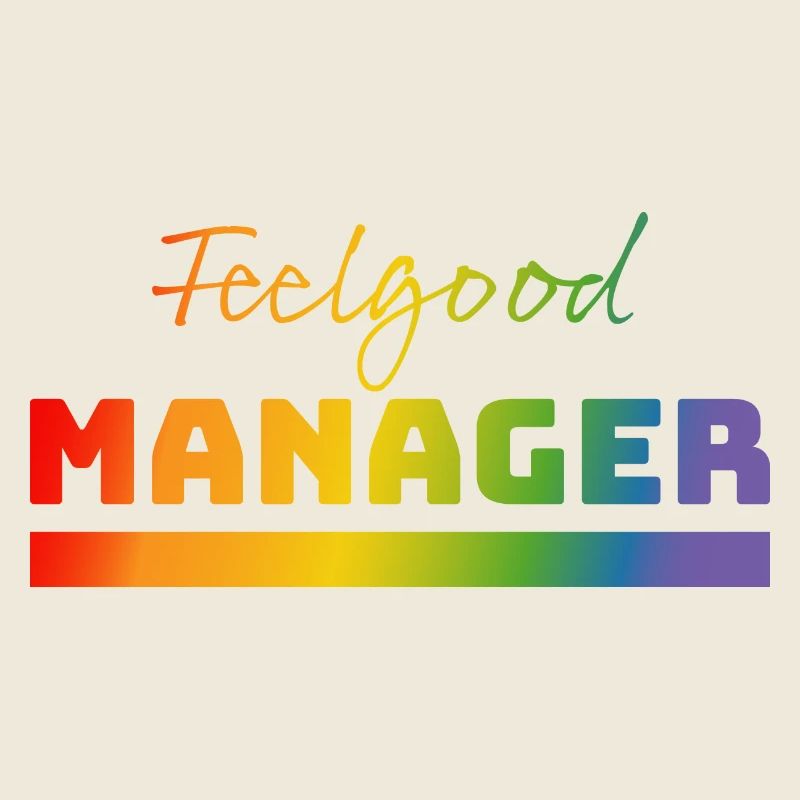 Tshirt Feelgood Manager arc-en-ciel