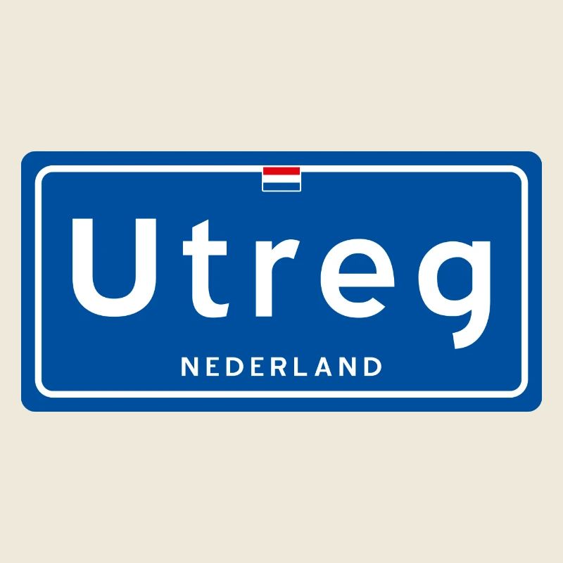 Ortsschild Utreg (Utrecht)