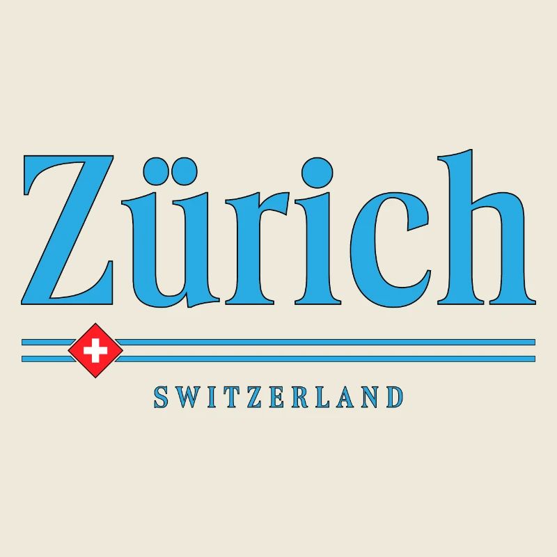 Logo à bandes bleues de Zurich