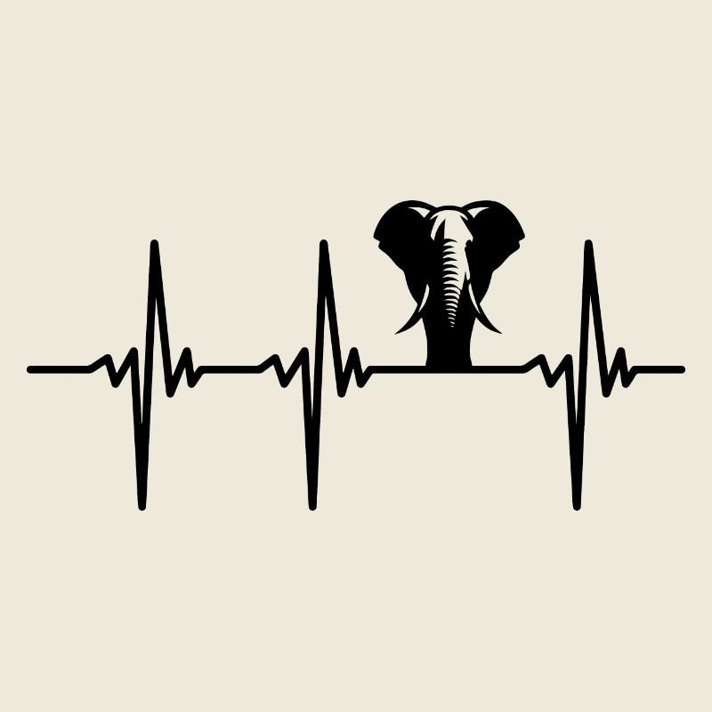 Heartbeat for big strong elephants