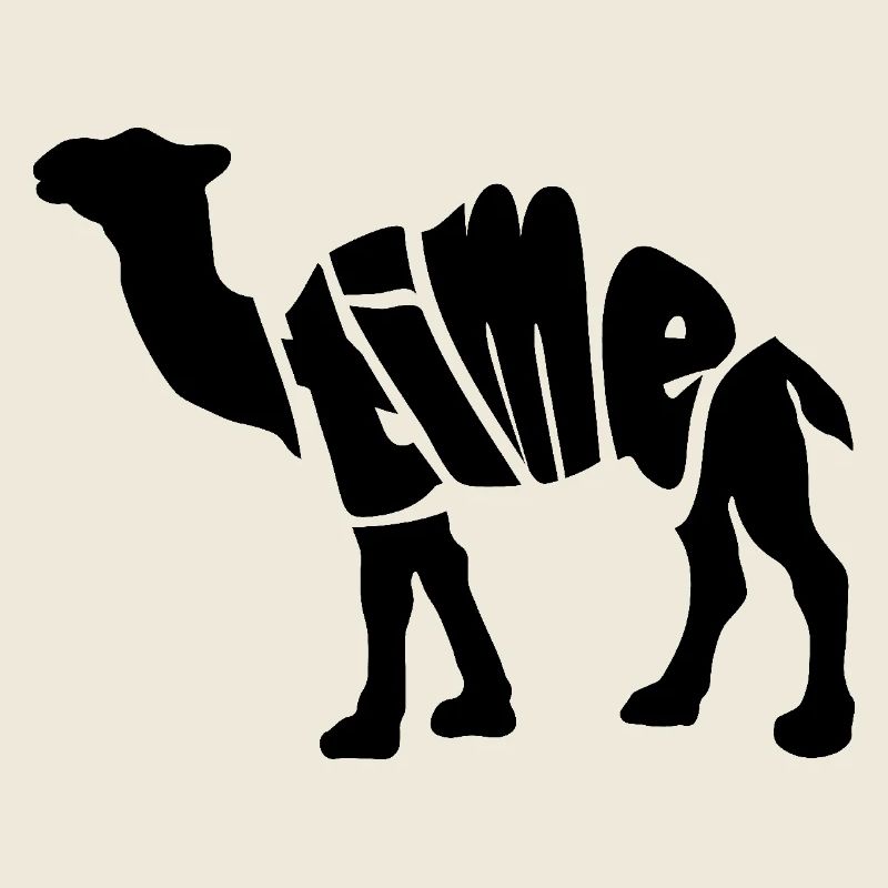 Time Kamel Geschenkidee/Motiv